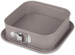 Berlinger Haus Tava patrata 28 cm cu fund detasabil Taupe Berlinger Haus BH 8667, antiaderenta, gri