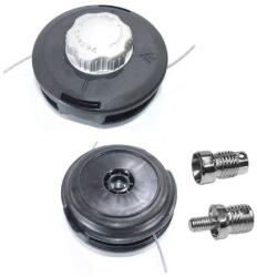 Tecomec Cap de cosit cu fir Tecomec Easy Load metalic D 130 mm, 2.7 mm, M8x125 LH. M + M10x1.25 LH. F, compatibil EFCO, OLEO-MAC (50709104)