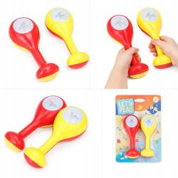 Eddy Toys 191. Marakasy gyerekeknek x2 Csörgők Hangszer 15 cm (8711252165783)