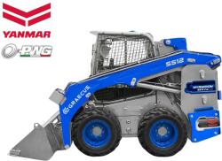 Graecus Incarcator frontal compact cu roti, capacitate 1100 kg, cupla euro, motor Yanmar 70CP, MYRMIDON SS12 (10000983)