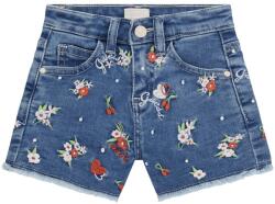 Guess Детски къси панталонки Guess - С ресни и цветчета, сини, 12 м (20252-K5GD00-D4CA0-CDFL-12M) - baby