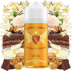 King's Crest Kings Crest Don Juan Custard 20ml/120ml