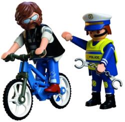 Playmobil - Jucarie de rol Prinderea hotului de biciclete (4008789720764)