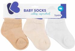 KikkaBoo Бебешки летни чорапи KikkaBoo - 2-3 години, 3 броя, Beige (31110010191)