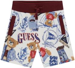 Guess Детски къси панталонки Guess - Мече с дънки и щампи, многоцветни, 18 м (20261-N6RD00-KA6R4-P7HZ-18M) - baby