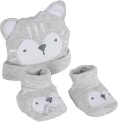 Cangaroo Бебешки комплект шапка с терлички Cangaroo - Rey, сив (109999) - baby