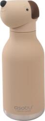 Asobu Sticlă termică cu pai Bestie Brown Dog 460 ml (SBV44 BROWN DOG)