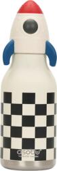 Asobu Sticlă termică cu pai Bestie Bottles Rocket Checker 460 ml (SBF44RK)