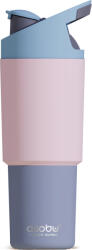 Asobu Sticlă termică cu pai Cosmic 1 l, violet pastel (BF77PP)