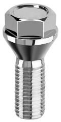 Prezon pentru jante de aluminiu M12x1, 5, 26 mm, cap scurt, con drept (B203) (170325-5)