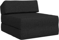 vidaXL Canapea Pat Pliabila Negru 60 x 70 x 41 cm Tesatura GartenMobel Dekor (900053) Canapea
