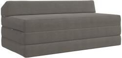 vidaXL Canapea Pat Pliabila Gri deschis 120 x 60 x 49 cm Tesatura GartenMobel Dekor (900046) Canapea