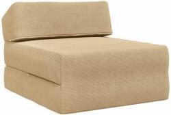 vidaXL Canapea Pat Pliabila Verde gri 60 x 70 x 41 cm Tesatura GartenMobel Dekor (900066) Canapea