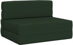 vidaXL Canapea Pat Pliabila Verde închis 70 x 72 x 60 cm Tesatura GartenMobel Dekor (900071) Canapea
