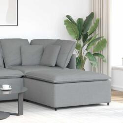 vidaXL Modul taburet modular pentru canapea, gri deschis, 100x100x48 cm GartenMobel Dekor (4104477) Canapea
