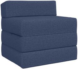 vidaXL Canapea Pat Pliabila albastru 200 x 70 x 10 cm Tesatura GartenMobel Dekor (900022) Canapea