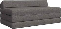vidaXL Canapea Pat Pliabila Gri deschis 120 x 60 x 49 cm Tesatura GartenMobel Dekor (900034) Canapea