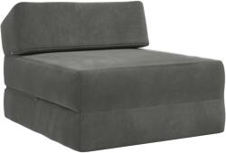 vidaXL Canapea Pat Pliabila Gri închis 60 x 70 x 41 cm Tesatura GartenMobel Dekor (900059) Canapea