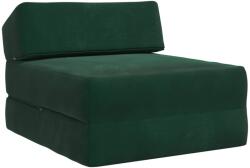 vidaXL Canapea Pat Pliabila Verde închis 60 x 70 x 41 cm Tesatura GartenMobel Dekor (900060) Canapea