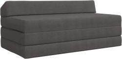 vidaXL Canapea Pat Pliabila Gri închis 120 x 60 x 49 cm Tesatura GartenMobel Dekor (900047) Canapea