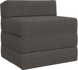 vidaXL Canapea Pat Pliabila Gri închis 200 x 70 x 10 cm GartenMobel Dekor (900030) Canapea