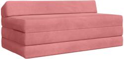 vidaXL Canapea Pat Pliabila Roz 120 x 60 x 49 cm Tesatura GartenMobel Dekor (900044) Canapea