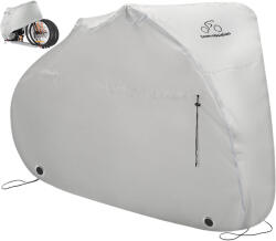 TeamObsidian Husa de protectie pentru biciclete TeamObsidian, Protectie UV, XXL, Pentru 3 biciclete, Poliester Oxford 300 D, Gri (842520100699)