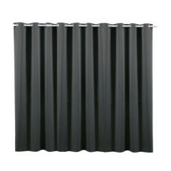 Jemidi Draperie opaca cu inele Jemidi, 300 x 245 cm, Gri, Poliester, 55275.22. 02 (4056825049980)