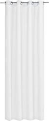 Jemidi Draperie opaca Stella cu inele Jemidi, 140 x 245 cm, Alb, Poliester, 55283.02. 01 (4056825070335)
