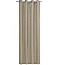 Jemidi Draperie opaca Stella cu inele Jemidi, 140 x 245 cm, Maro, Poliester, 55283.24. 01 (4056825070199)