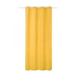 Jemidi Draperie opaca cu inele Jemidi, 140 x 250 cm, Galben, Poliester, 55309.21 (4056825091224)