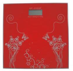 Hausberg Cantar corporal Hausberg HB 6003, display lcd, inchidere automata, indicator baterie, 150 kg, Sticla, Rosu (6423808022793) Cantar baie