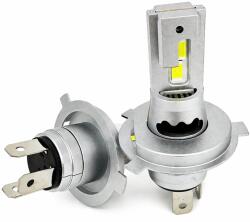  Set 2 Becuri Auto LED H4 cu ventilator, Putere 180W 20000lm 6000k, Plug & Play (DR8-H4-180W)