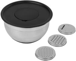 Kitchen Artist Razatoare cu bol Kitchen Artist, argintiu/negru (MEN266)