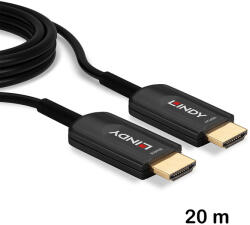 Lindy Хибриден HDMI Ultra High Speed оптичен кабел 8K60, 20 м, Lindy 38382 (38382)