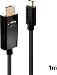 Lindy USB Type C към HDMI® 4K60 адаптерен кабел 1m, HDR, Lindy 43291 (43291)