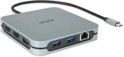 DICOTA Docking Station DICOTA Statie de andocare 10-in-1 Dicota, 8K HDMI, 100W, 5xUSB-A, 1xUSB-C, 2xHDMI, RJ45 (D32057)