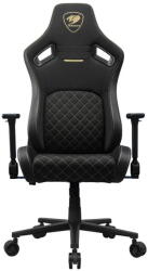 COUGAR Scaun Gaming Cougar Scaun gaming Cougar Defensor Gold F, capacitate 120kg, negru/auriu, 129x75x66cm (3MDFFGLB.0001)