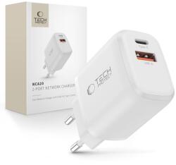 Tech-Protect nca20 2-port network charger pd 20w / qc3.0 white (5906302319077)
