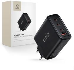 Tech-Protect nc120w-gan 4-port network charger pd 120w / qc3.0 black (5906302335930)