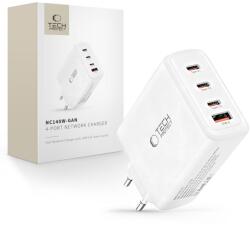 Tech-Protect nc140w-gan 4-port network charger pd 140w / qc3.0 white (5906302335947)