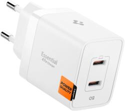 Spigen essential ee472eu 2-port network charger 47w white (8809971235327)