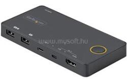 StarTech 2 Port Hybrid USB-A + HDMI & USB-C KVM Switch (SV221HUC4K) (SV221HUC4K)