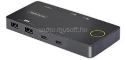 StarTech 2-Port USB-C KVM Switch, Single-4K 60Hz HDMI Monitor, Dual-100W Power Delivery Pass-through Ports, Bus Powered, USB Type-C/USB4/Thunderbolt 3/4 Compatible (C2-H46-UC2-PD-KVM) (C2-H46-UC2-PD-KVM)
