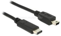 Delock Kábel USB Type-C 2.0 dugó > USB 2.0 Mini-B típusú dugó 0, 5 m (fekete) (DL83335) (DL83335)