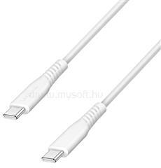 LogiLink USB 2.0 Type-C kábel, C/M - C/M, 480 Mbps, 60W, fehér, 2 m (LOGILINK_CU0264) (LOGILINK_CU0264)