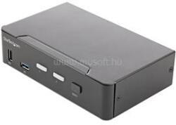 StarTech 2 Port HDMI KVM Switch - Single Monitor 4K 60Hz Ultra HD HDR - Desktop HDMI 2.0 KVM Switch with 2 Port USB 3.0 Hub (5Gbps) and 4x USB 2.0 HID, Audio - Hotkey Switching (SV231HU34K6) (SV231HU34K6)