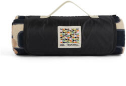 Regatta Orla Kiely Printed Picnic Blanket piknik takaró fekete/bézs