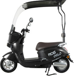 RDB Scuter electric RDB OSLO putere 2000W viteza 25km/h autonomie 40-50 km 72V 20Ah fara permis culoare negru (RDB-OSLO-Negru) - agromoto