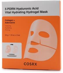 COSRX 5 PDRN Hyaluronic Acid Vital Hydrating Hydrogel Mask 3 × 34 g